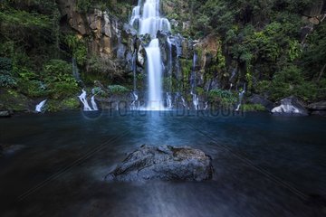 Waterfall in the Bassin des Aigrettes  Ravine Saint-Gilles  Reunion Island