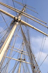 Mast of a sailing boat Dunkerque France