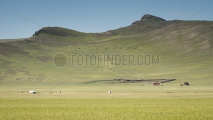 Archaeological Research Center Tsaritsyn ereg  Tsaritsyn Ereg - Province of Arkhangai - Mongolia
