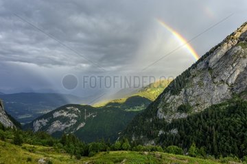 Storm on the northern Alps   Chablais   Haute-Savoie   France