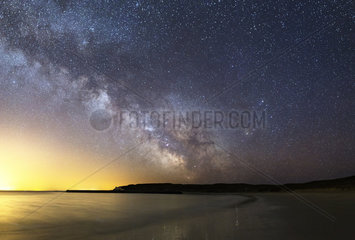 Milky Way above the island of Houat - Brittany France