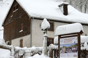 Prefectural Museum of the Mountain in the snow  Hamlet of Château- Lambert  Haut-du-Them-Château-Lambert   Franche -Comté   France