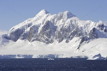 Mountains bordering the Lemaire Channel Antarctic Peninsula