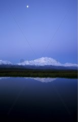 Alaska Range und Mac Kinley Mount am frÃ¼hen Morgen