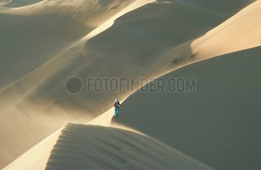 Randonnée dans l'erg d'Anguil Sahara Algérie