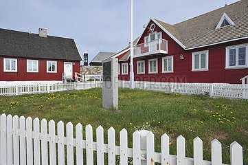 Denmark. Greenland. West coast. The Inuit museum of the village of Aasiaat.
