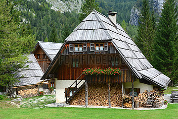 Traditionnal house - Slovenian Alps Lower Carniola Slovenia