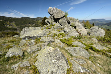 Granite rocks - Val d'Orbey Vosges France