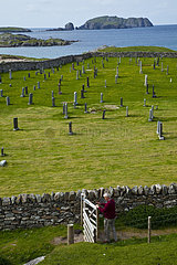 Cemetery - Lewis island Outer Hebrides Scotland UK