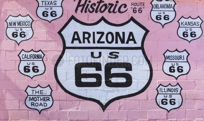 Holbrook  U.S. Route 66 (US 66 or Route 66)  Arizona  USA  América