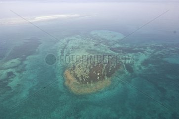 Island in the lagoon New Caledonia