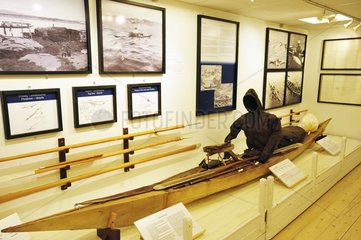 Denmark. Greenland. West coast. The Inuit museum of the village of Aasiaat.