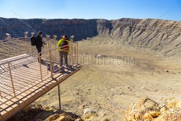 Meteor Crater is a meteorite impact crater. The site was formerly known as the Canyon Diablo Crater  Arizona  USA