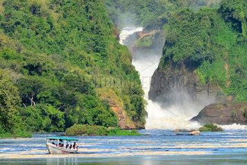 Cruise on the Nile near the falls - Murchison Falls Uganda