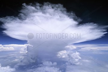 Cumulonimbus announcing the storm and of large rains China