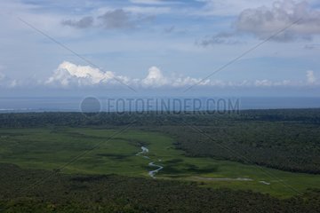 Luftaufnahme des Corcovado National Park Costa Rica