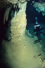 Höhle Diving Grotte 3EME Pins Islands Neukaledonien