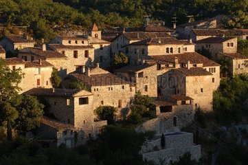 Dorf von Oppedette Provence Frankreich