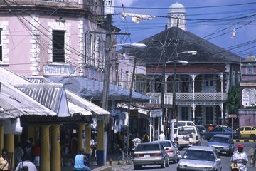 Jamaïque  maison de Port Antonio.