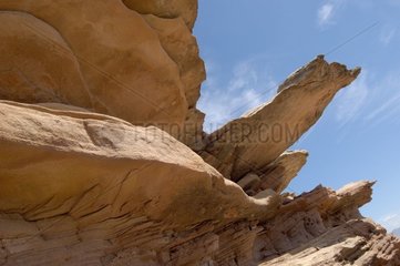 Erosion einer Klippe in einem Canyon Colorado %USA