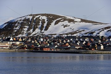 Coastal village of Kjollefjord Norway