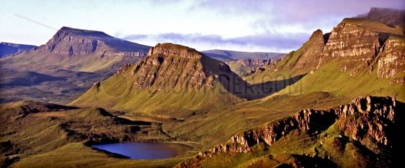Landschaft des Nordens der Insel Sky Scotland