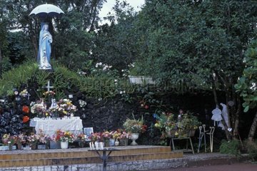 Virgin with the parasol high place of devotion La Réunion