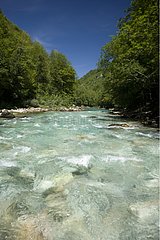The Tara River in Montenegro