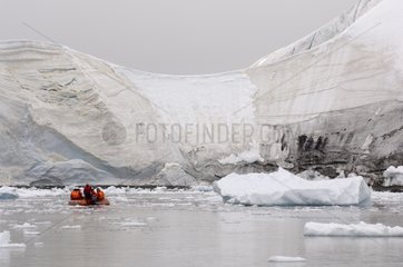 Observation of Glacier Paradise Bay Antarctica Peninsula