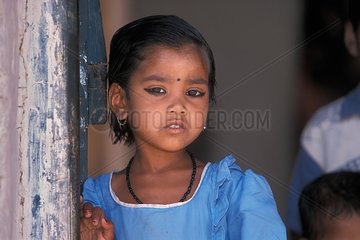 Portrait of girl Madya Pradesh India