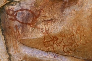 Cave paintings aboriginals Kimberley Australia