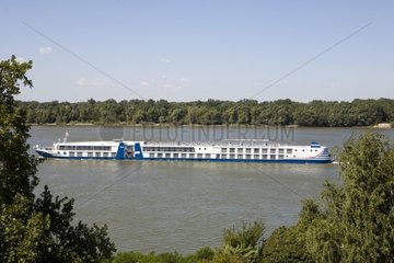 Cruise boat on the Danube Country of Ruse in Bulgaria
