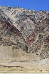 Kleines Dorf im Zanskar Valley India