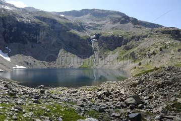 Puy Vachier lake Ecrins NP Alpes France