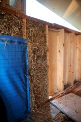 Straw for internal insulation France