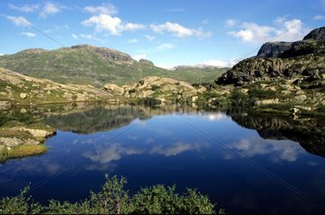 Raffet dans un lac siorelva norvÃ¨ge