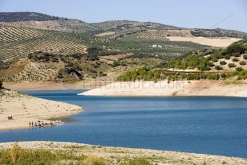 Lagerreservoir von Colomera Andalusia Spanien