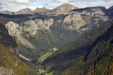 Resort of Avoriaz in autumn - Alpes France