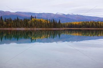 Boya Lake in the Cassiar Mountains Yukon Canada