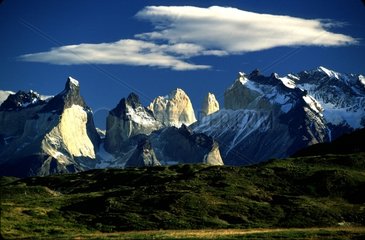 Cuernos y Torres mountains Torres del Paine NP Chile