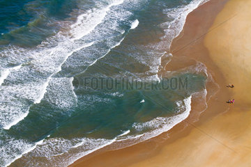 Sandy beach - Bay of Cadiz Spain