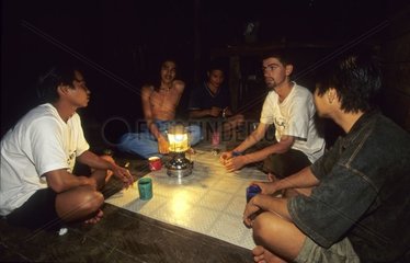 Camping Centers rehabilitation Kalaweit Borneo Indonesia