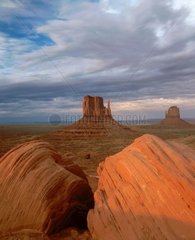 Mitten Buttes Monument Valley Navajo Tribal Park Utah USA