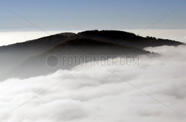 Wolkensee auf den Hauutes-Vosges in Automn Frankreich