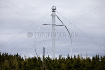 Vertical axis wind turbine of Cap-Chat Quebec Canada Gaspésie