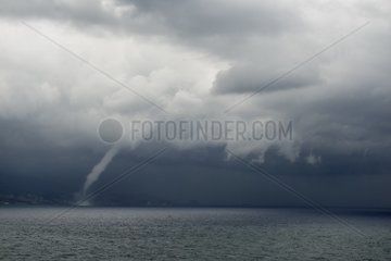 Marine Waterspout near Genoa - Italy