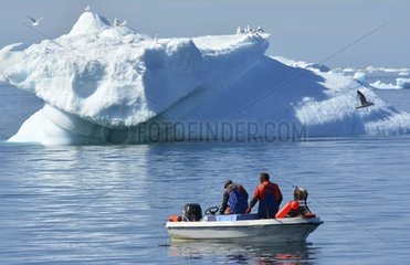 Denmark. Greenland. West coast. Fishing boat near the town of Ilulissat. The main species are the cod  the halibut and the snapper.