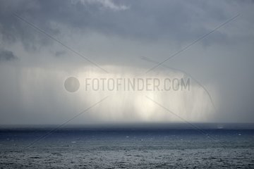 Marine Waterspout in the Bay of Genoa - Italy
