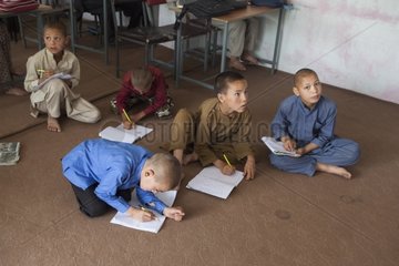 Schoolboys in a mixed school - Kabul Afghanistan