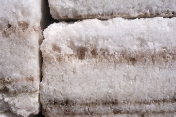 Brick salt Salar de Uyuni Bolivia